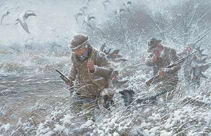 Armistice day blizzard painting.